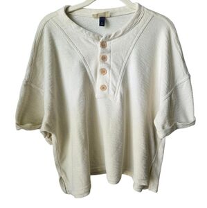 Universal Thread Women's cream XL Top